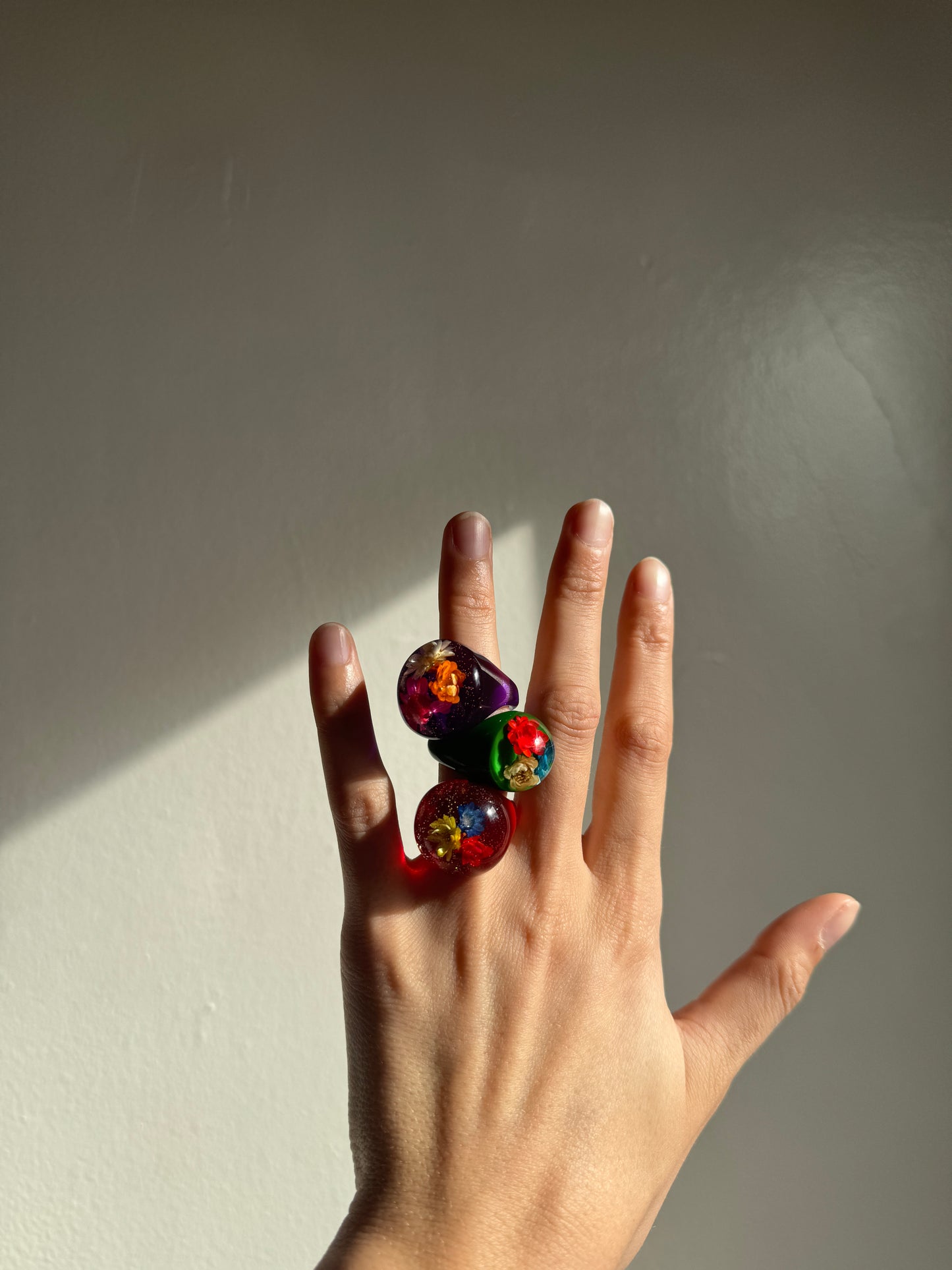 1960s Green Bubble Ring