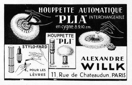 1920s Compact Powder Puff