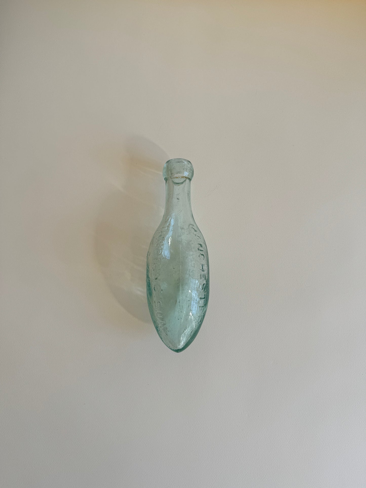 Early 1900s Soda Water Torpedo Bottle