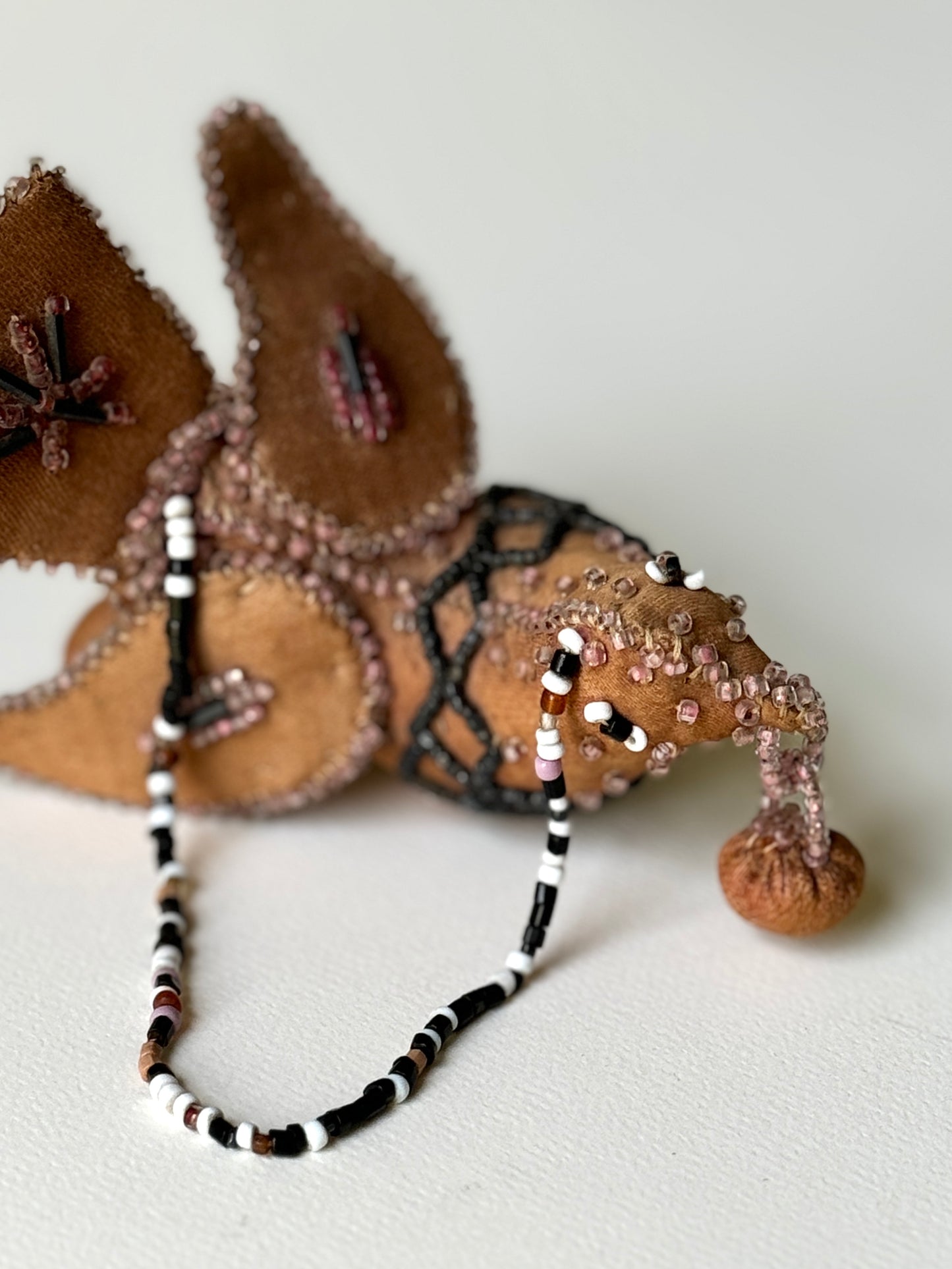 Early 1900s Iroquois Beaded Bird Whimsy