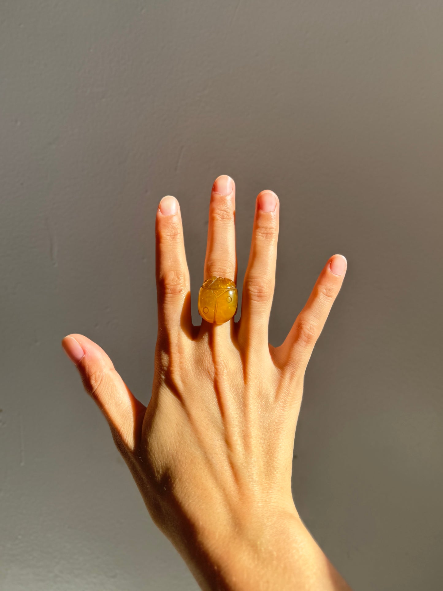 Ladybug Bakelite Ring
