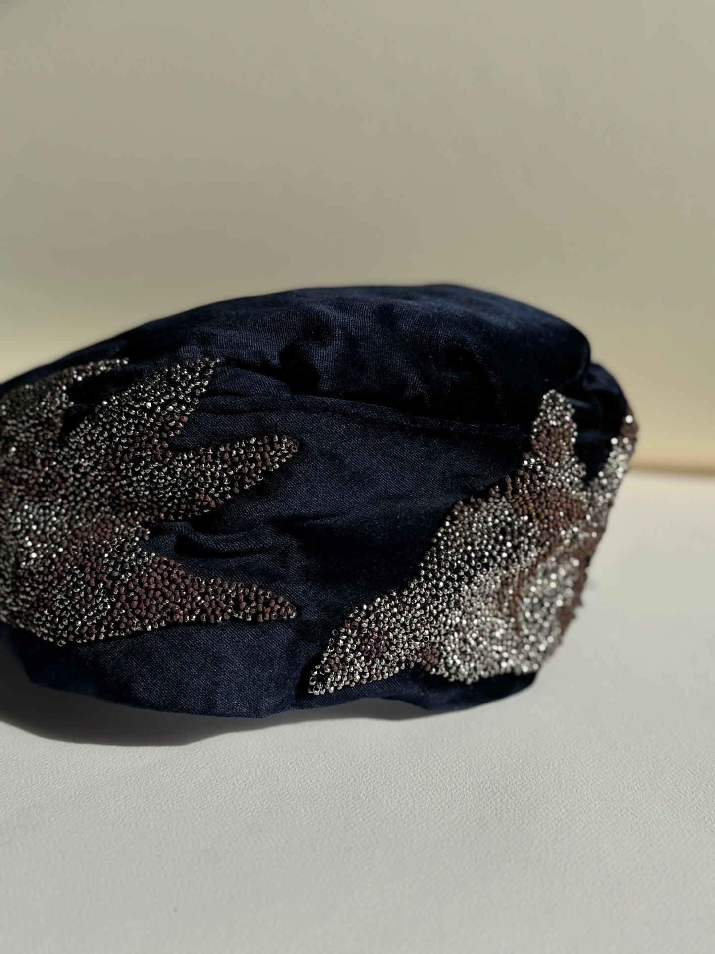 Early 20th Century Velvet Beaded Cap
