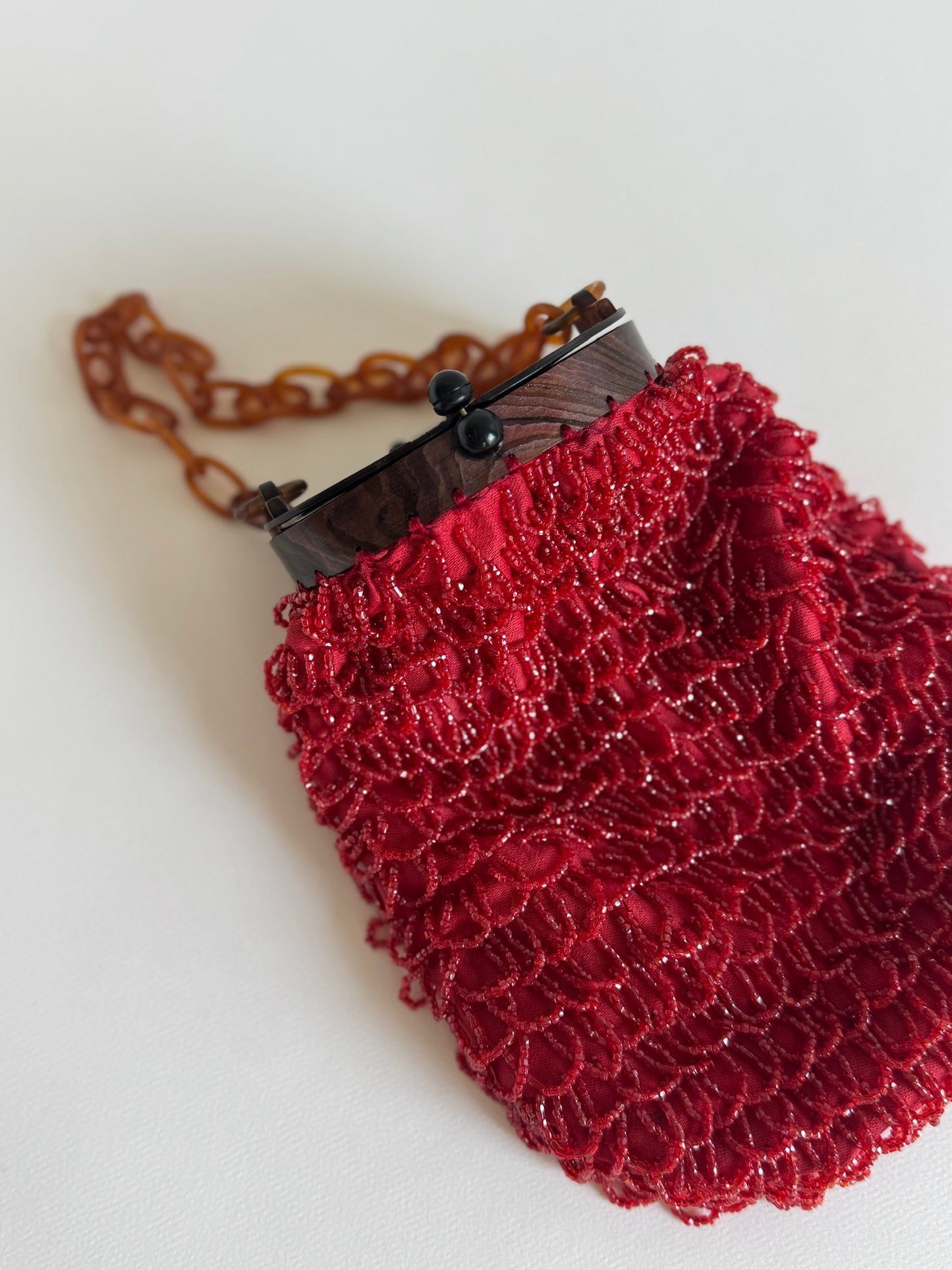 1920's Fringe Beaded Handbag