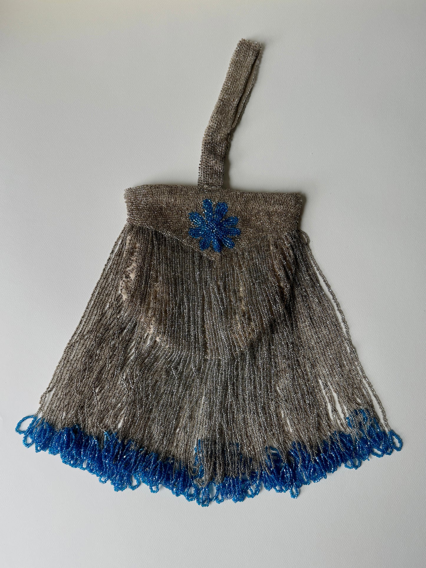 Early 1900s Beaded Fringe Wristlet