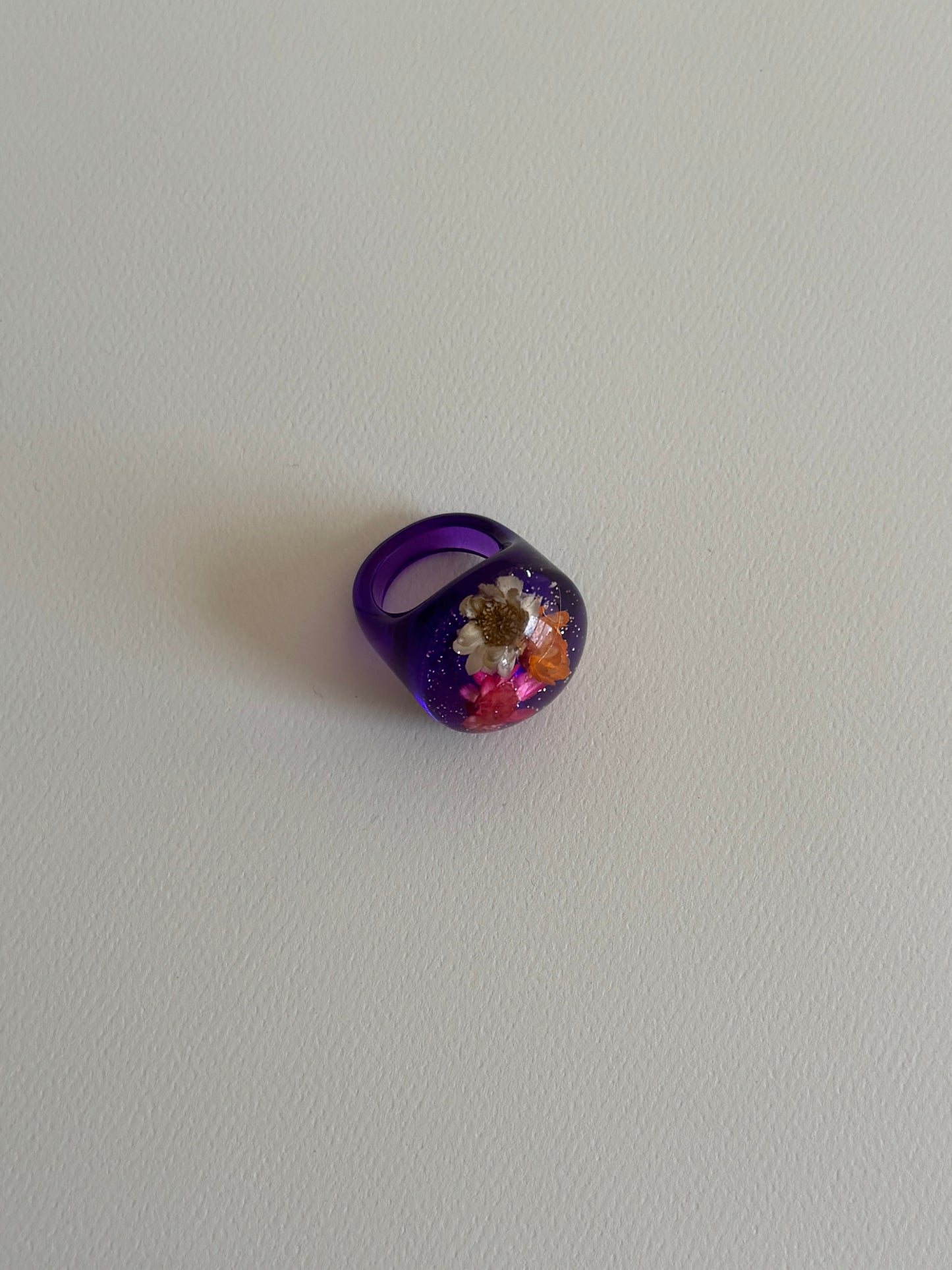 1960s Purple Bubble Ring