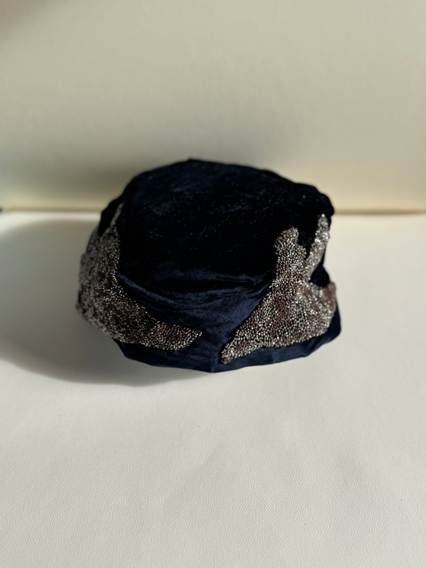 Early 20th Century Velvet Beaded Cap