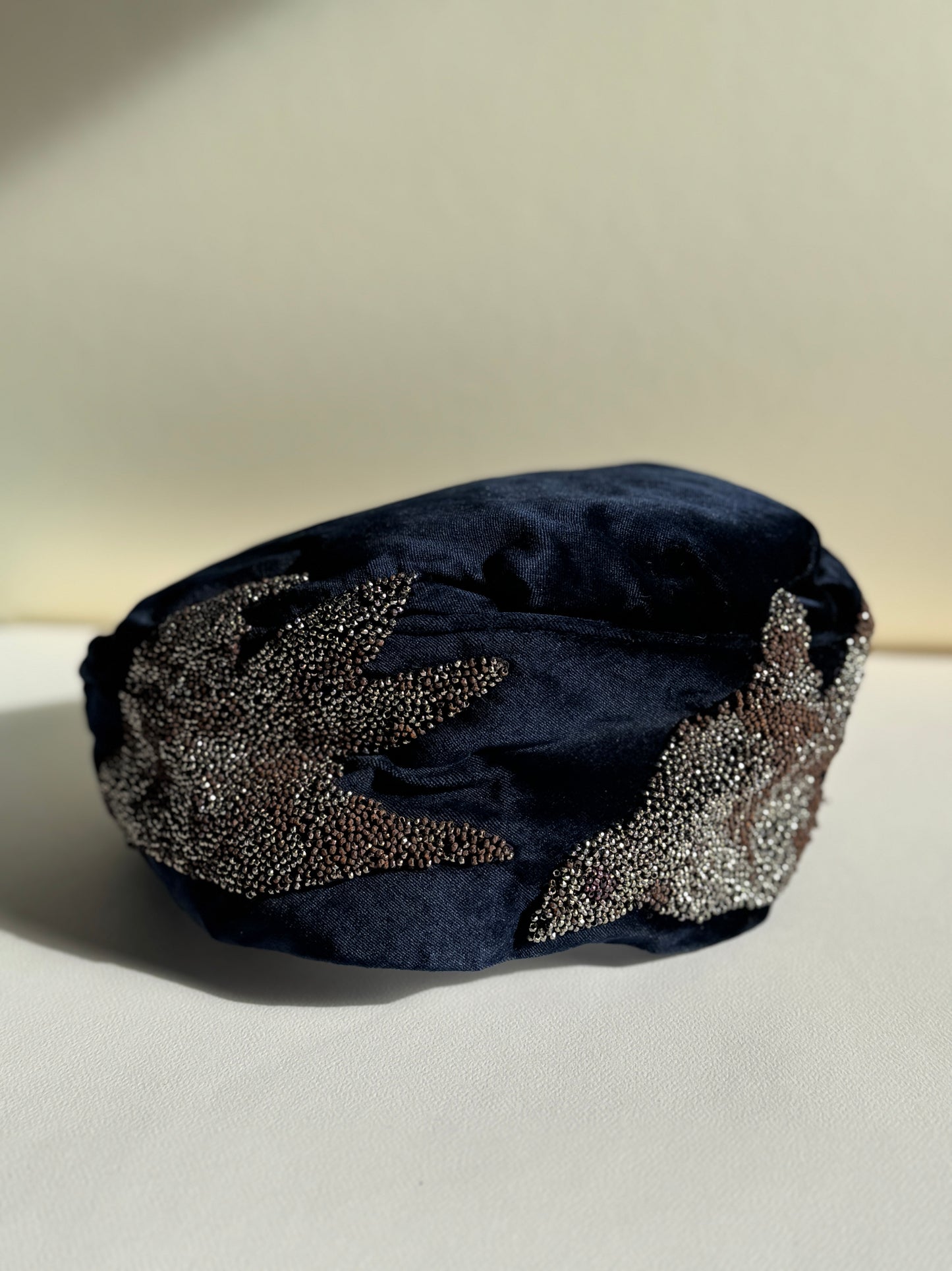Early 20th Century Velvet Beaded Cap