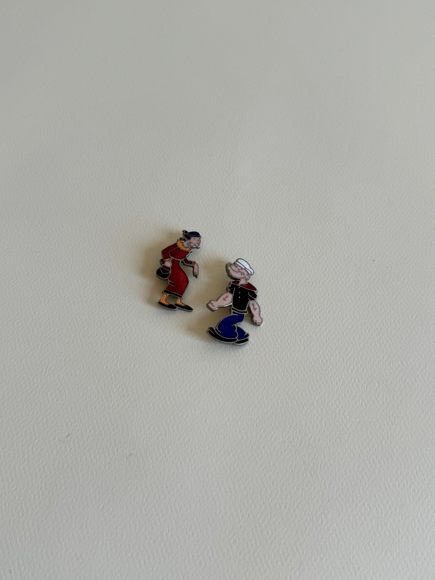 1930s Popeye and Olive Oyl pins