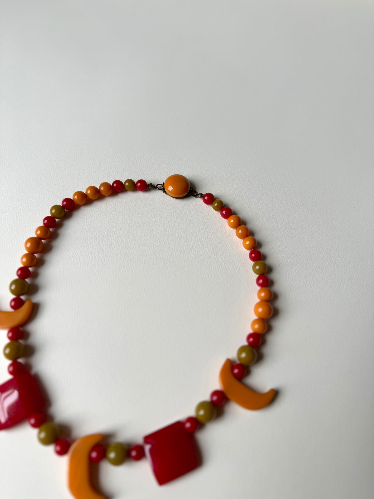 1930s Bakelite Shapes Necklace