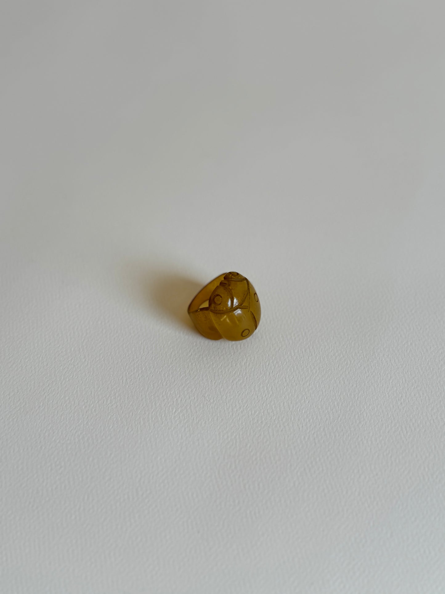 Ladybug Bakelite Ring