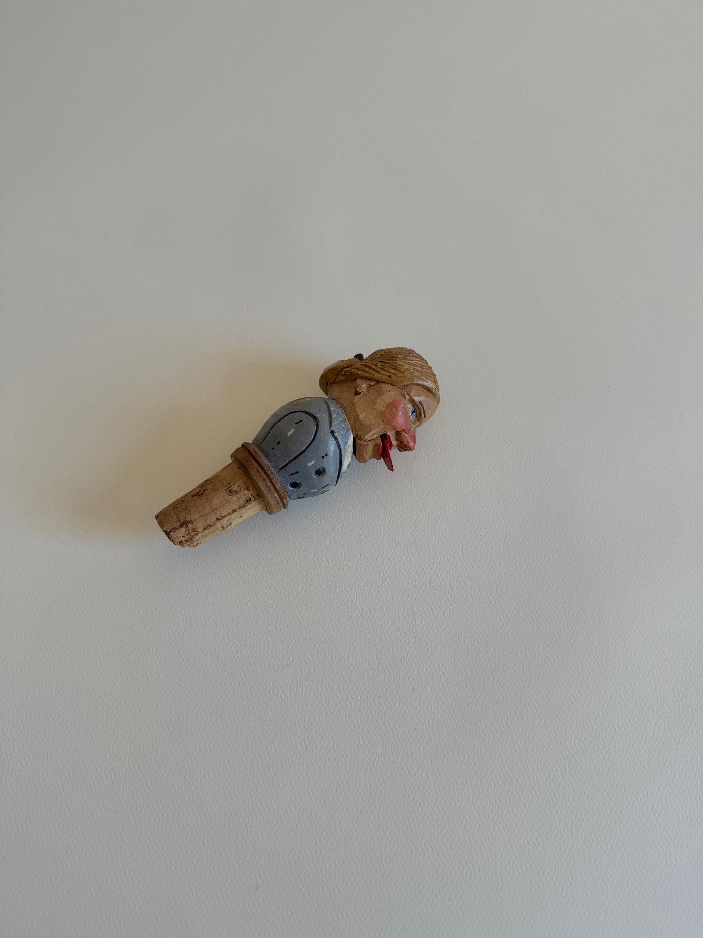 Mid 20th c. Carved Bottle Stop