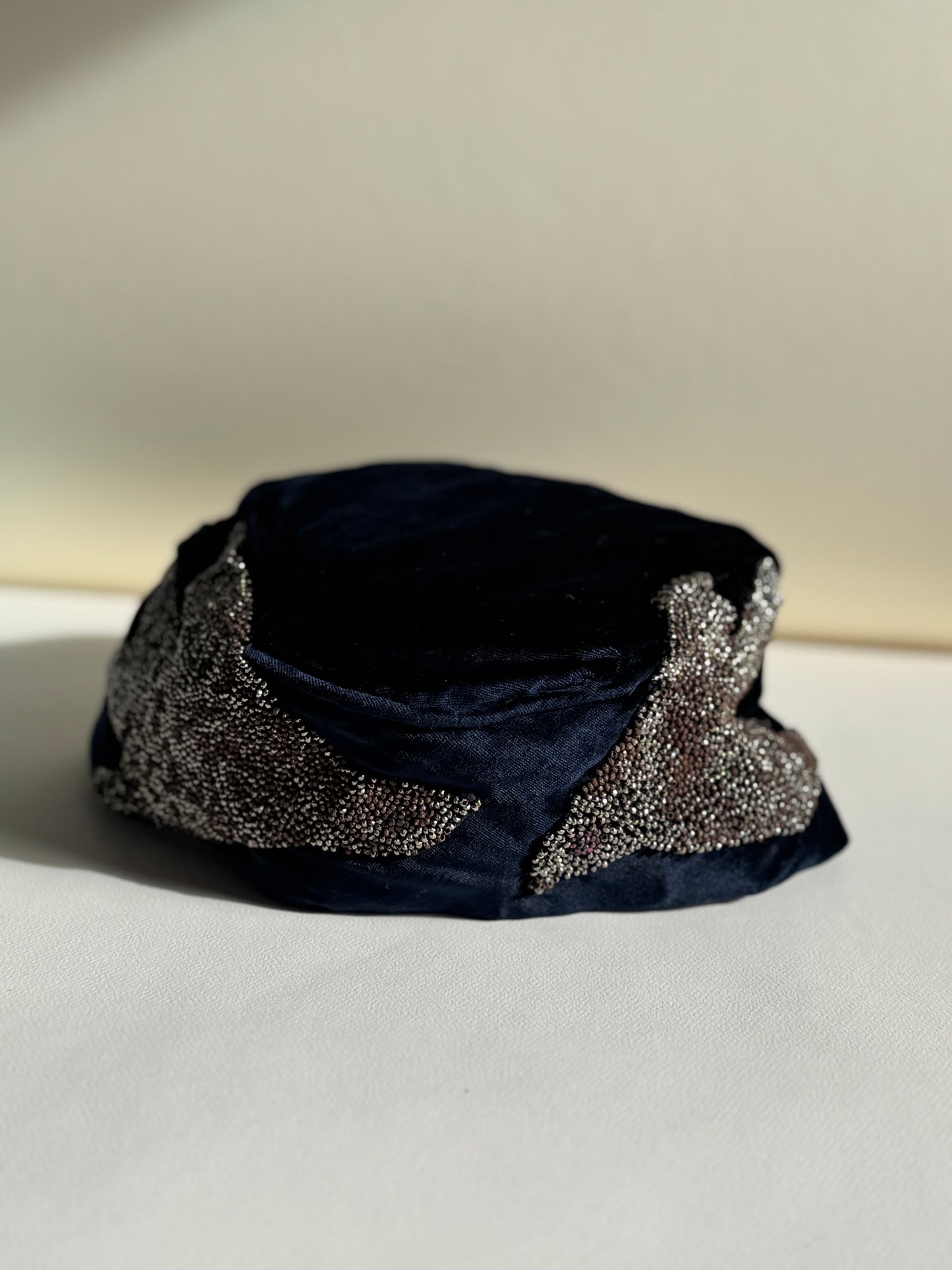 Early 20th Century Velvet Beaded Cap