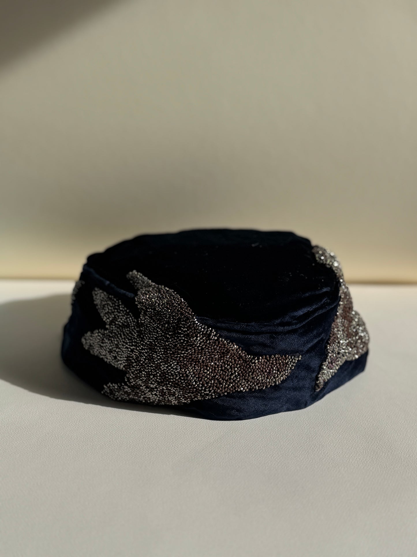 Early 20th Century Velvet Beaded Cap