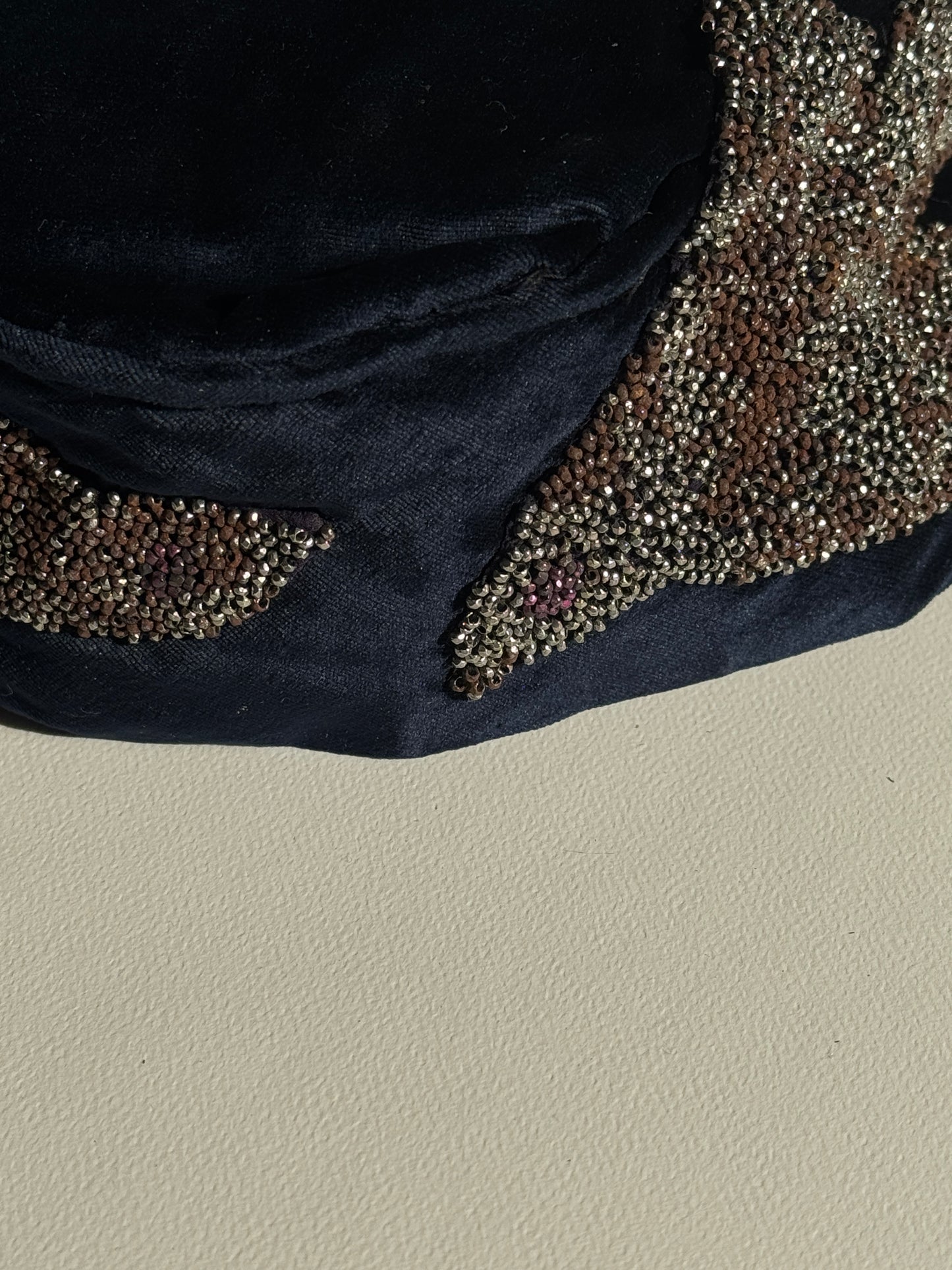 Early 20th Century Velvet Beaded Cap