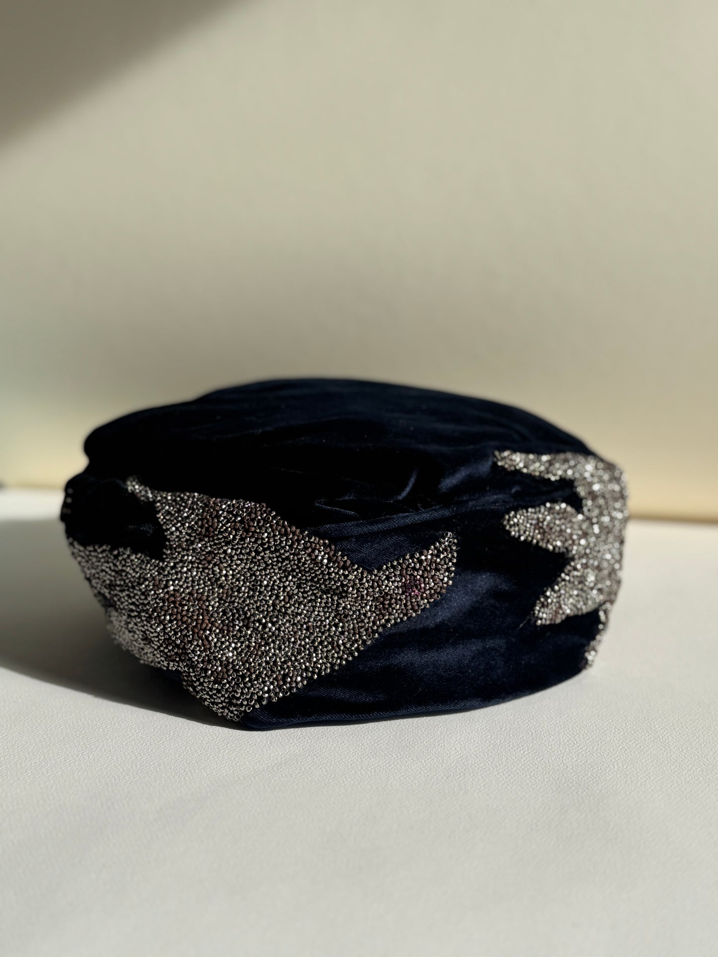 Early 20th Century Velvet Beaded Cap