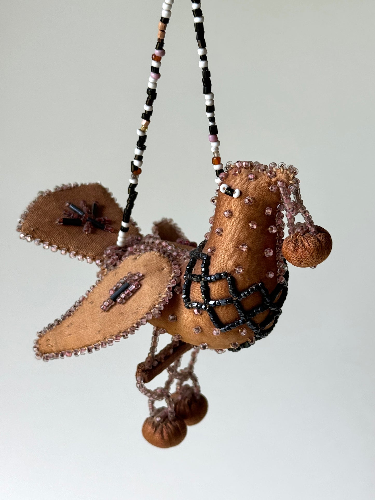 Early 1900s Iroquois Beaded Bird Whimsy