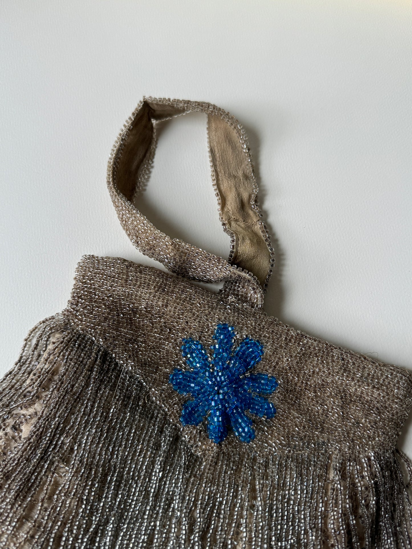 Early 1900s Beaded Fringe Wristlet