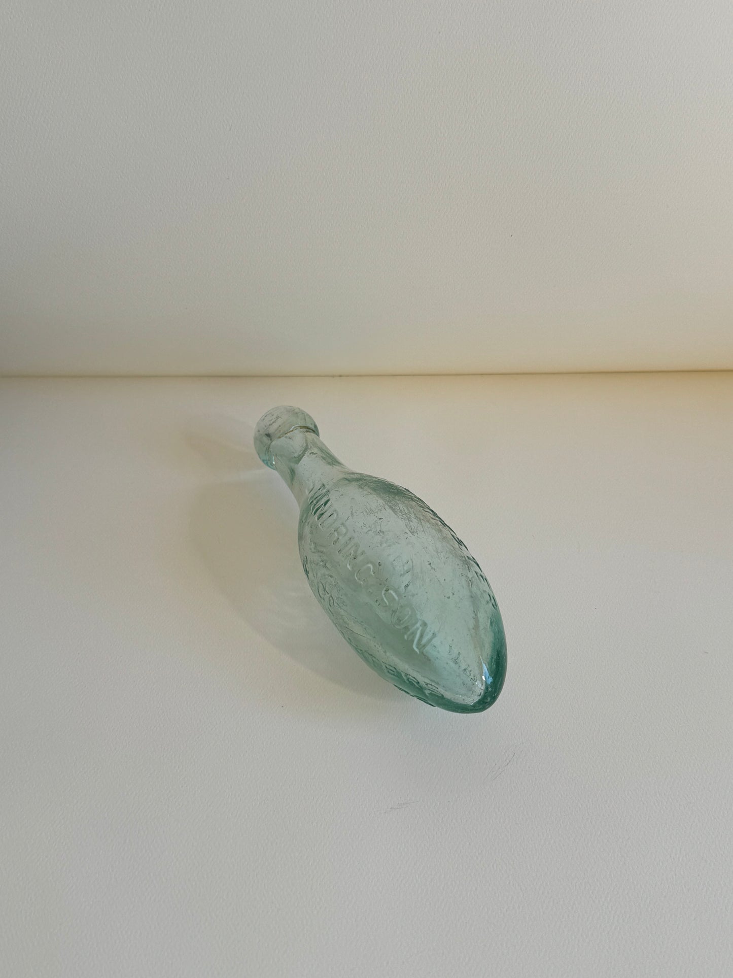 Early 1900s Soda Water Torpedo Bottle
