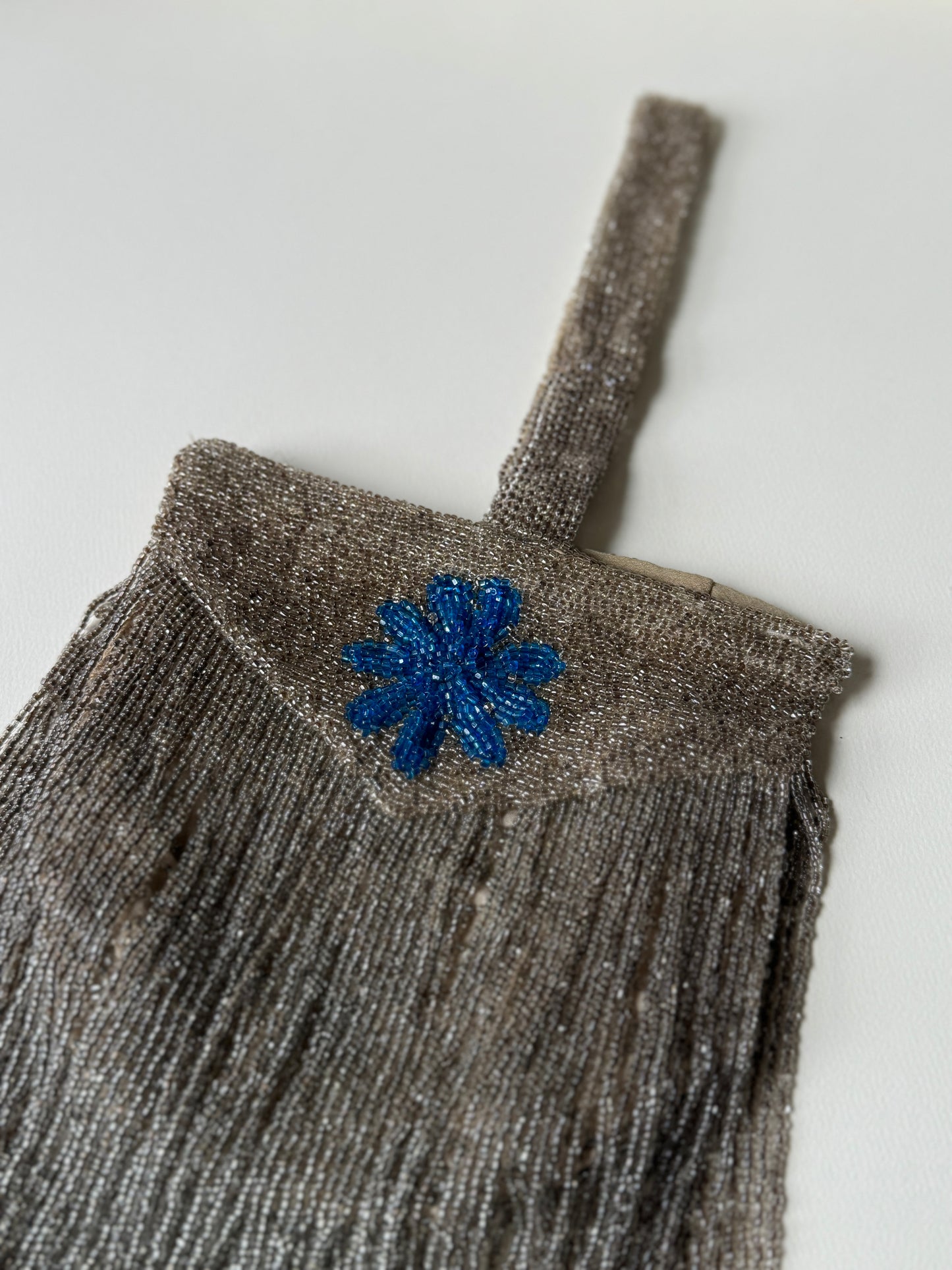 Early 1900s Beaded Fringe Wristlet