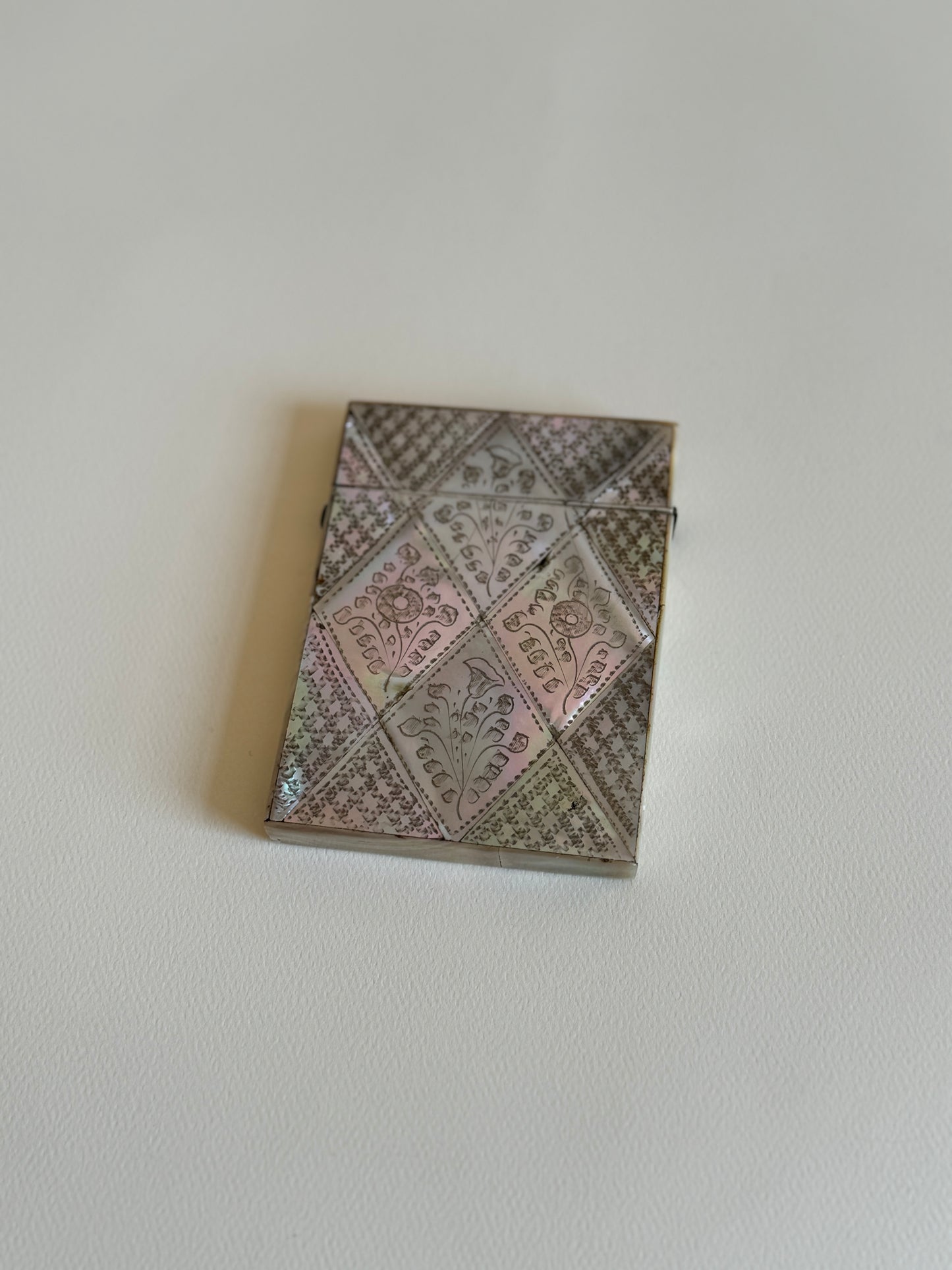 Late 19th Century Mother of Pearl Card Holder