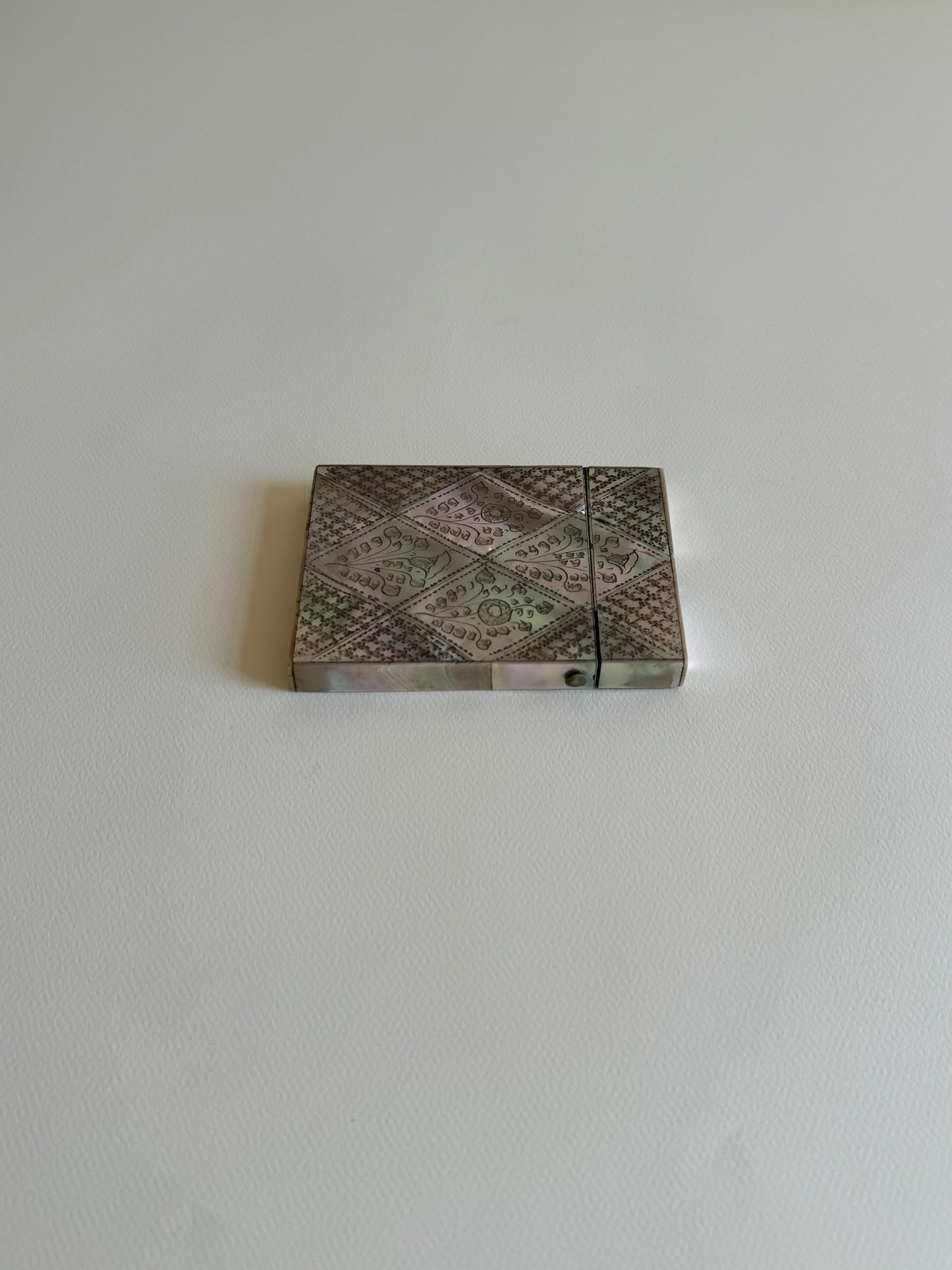 Late 19th Century Mother of Pearl Card Holder