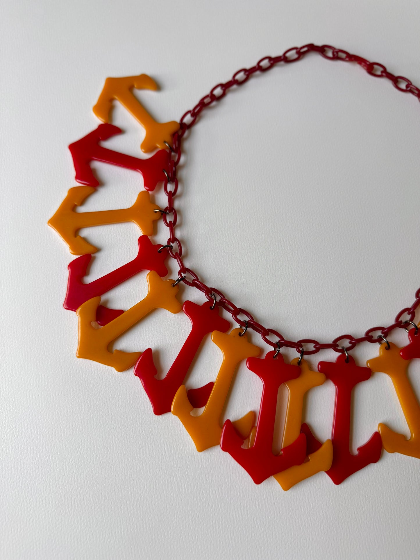 1940s/50s Bakelite Anchor Necklace