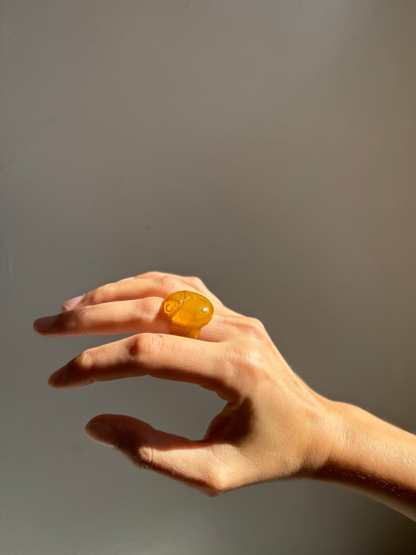 Ladybug Bakelite Ring