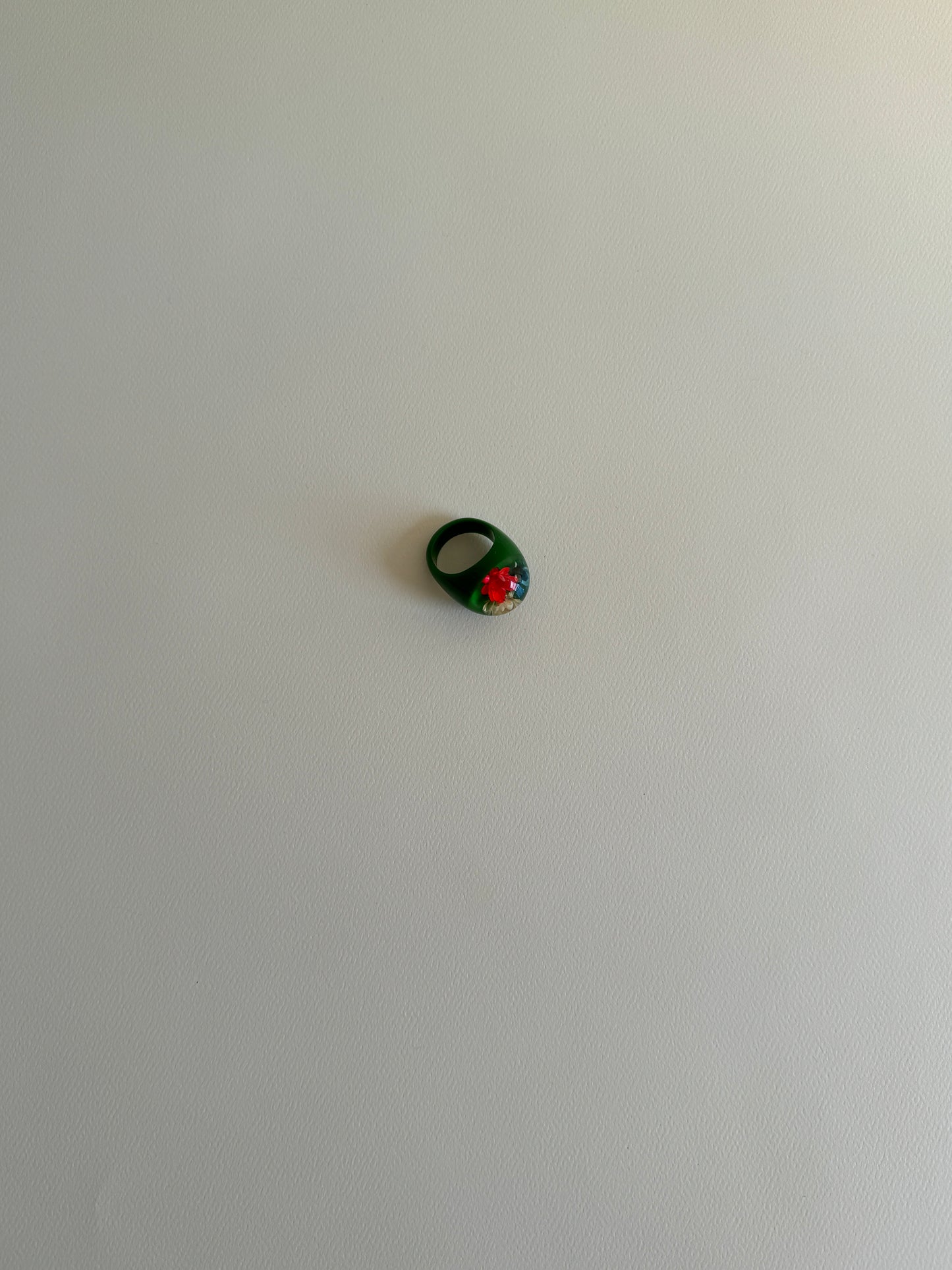 1960s Green Bubble Ring