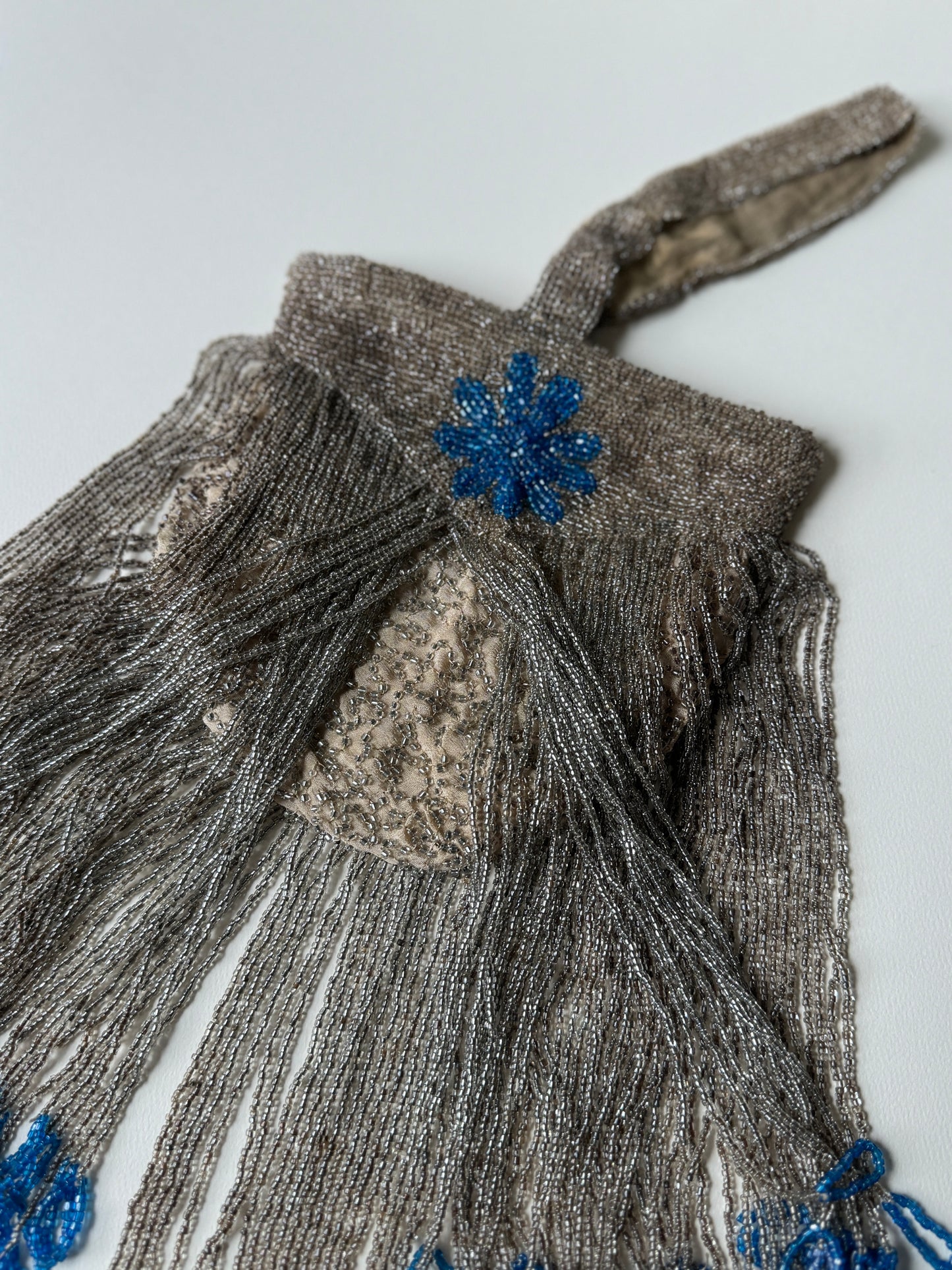 Early 1900s Beaded Fringe Wristlet