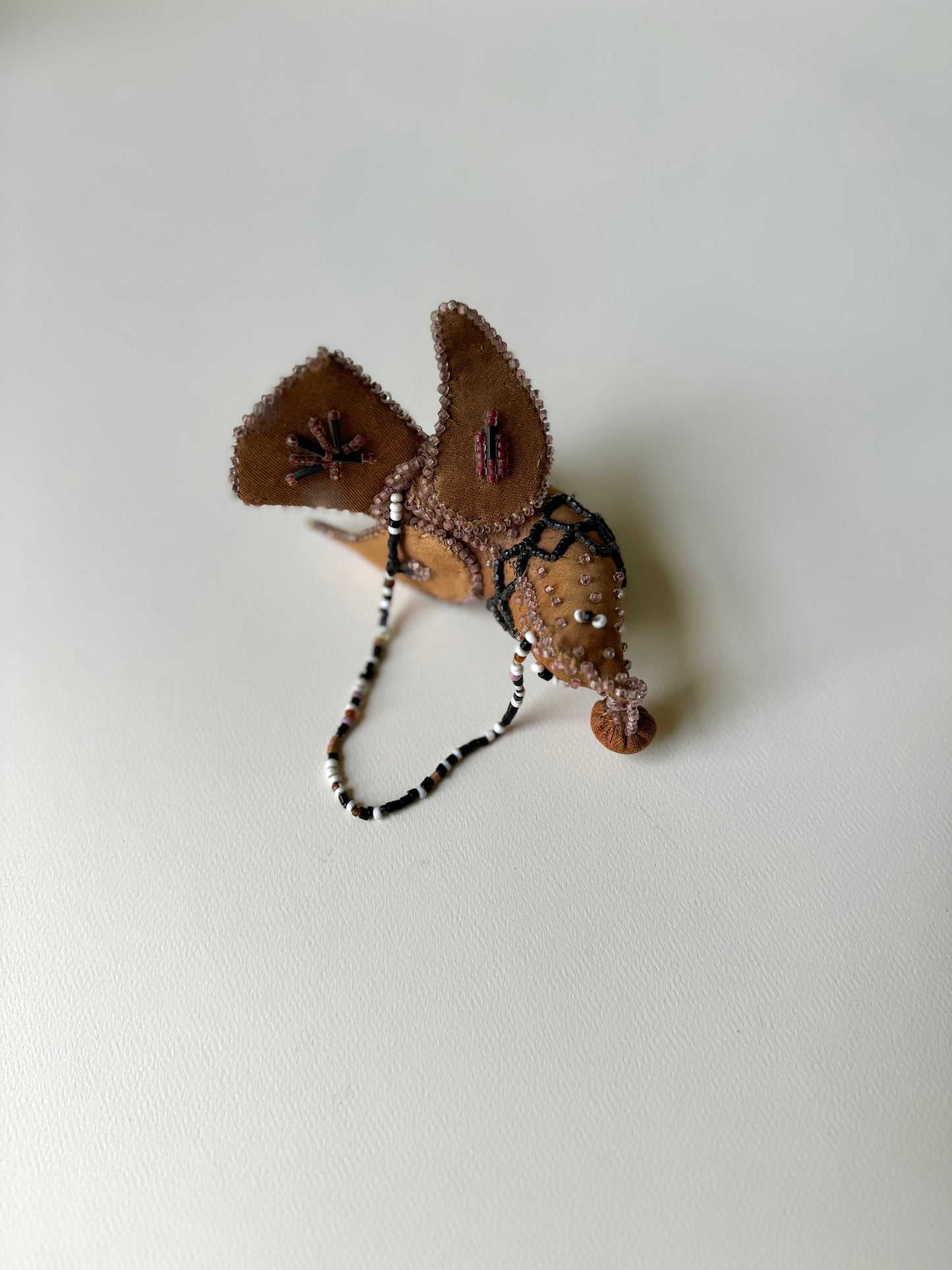 Early 1900s Iroquois Beaded Bird Whimsy