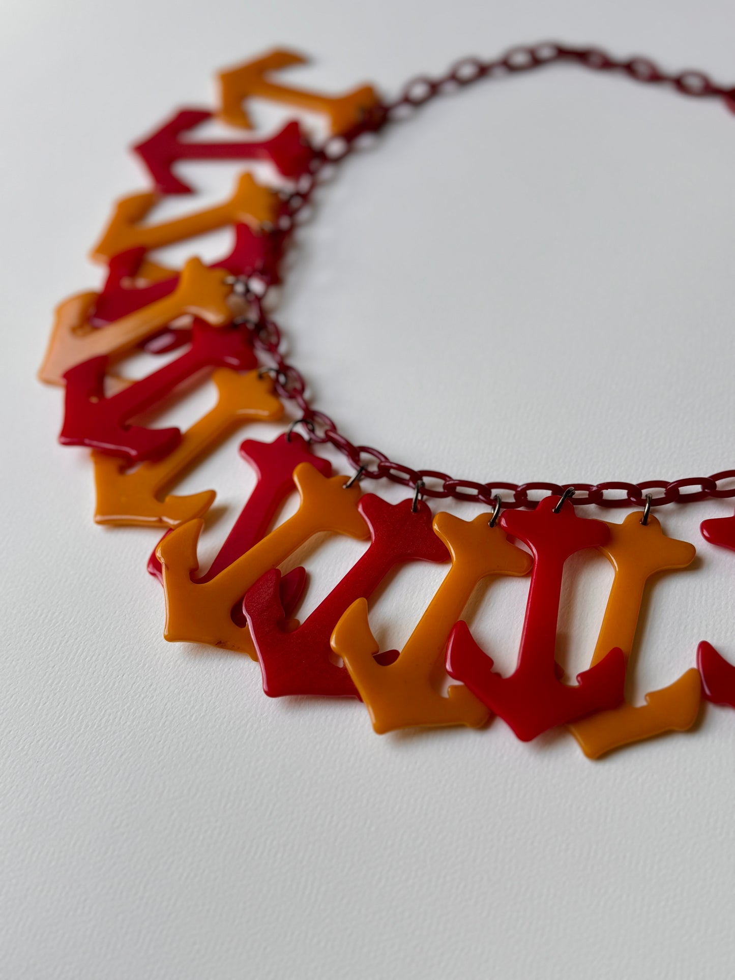1940s/50s Bakelite Anchor Necklace