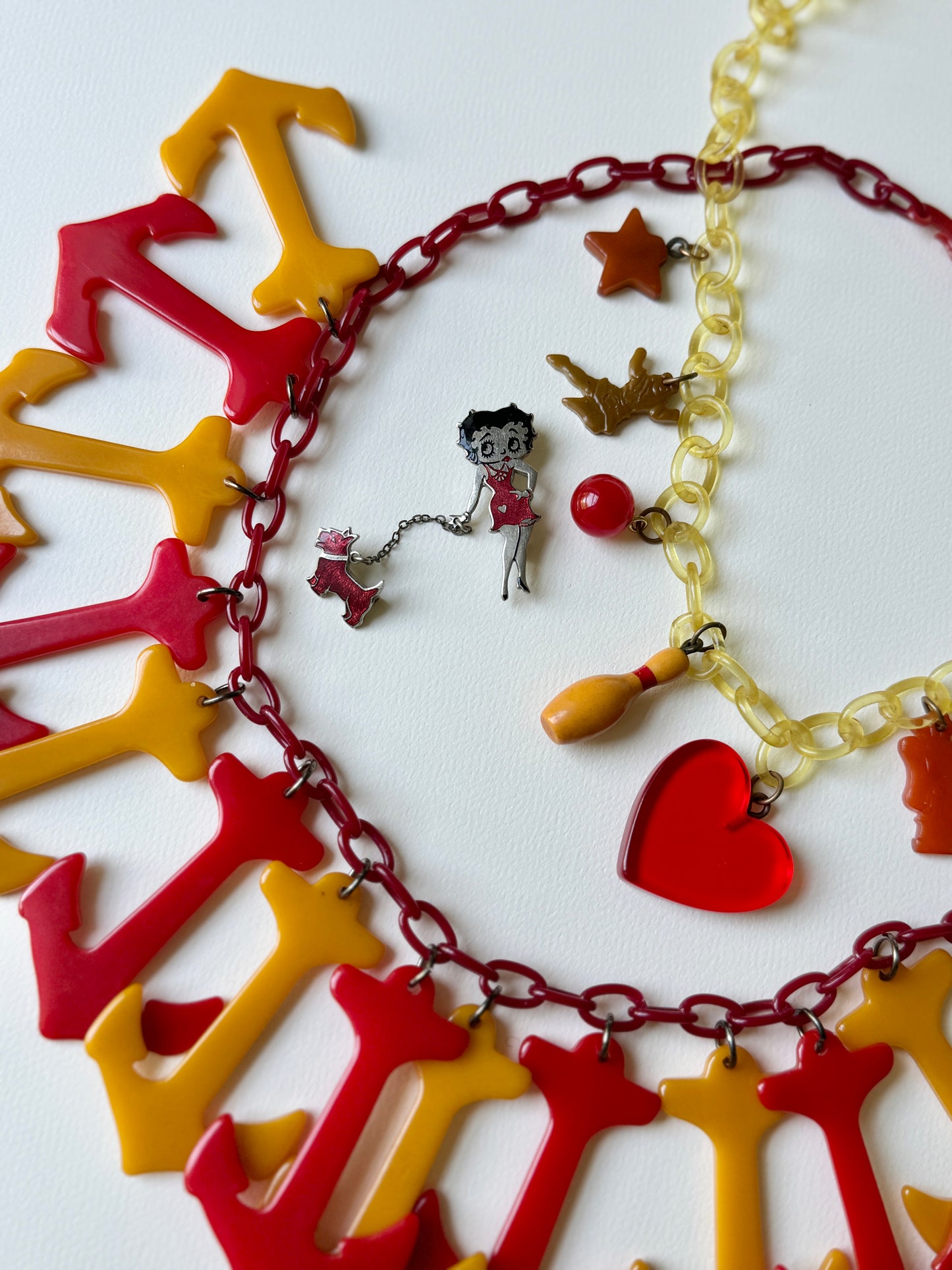 1940s/50s Bakelite Anchor Necklace