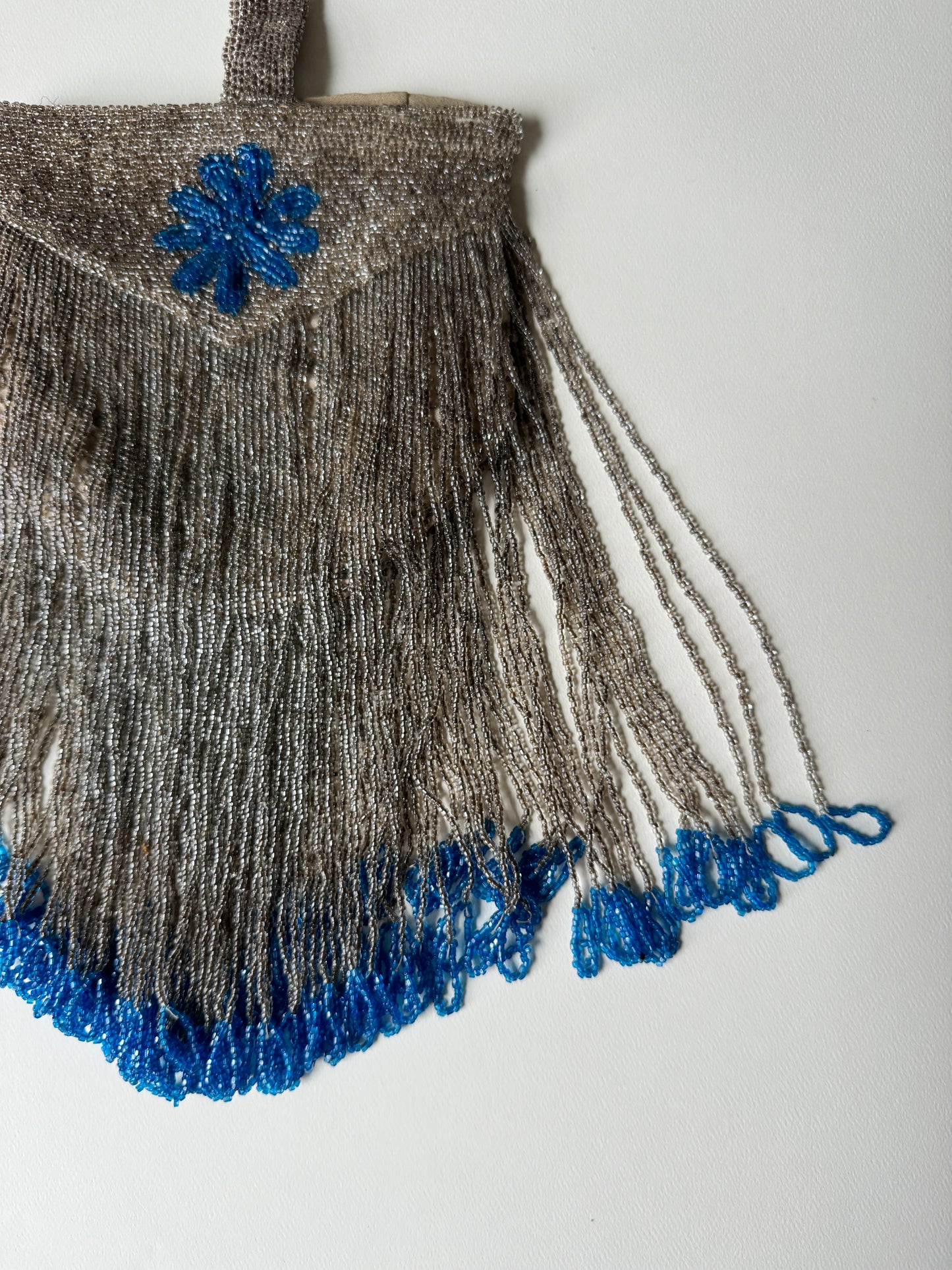 Early 1900s Beaded Fringe Wristlet