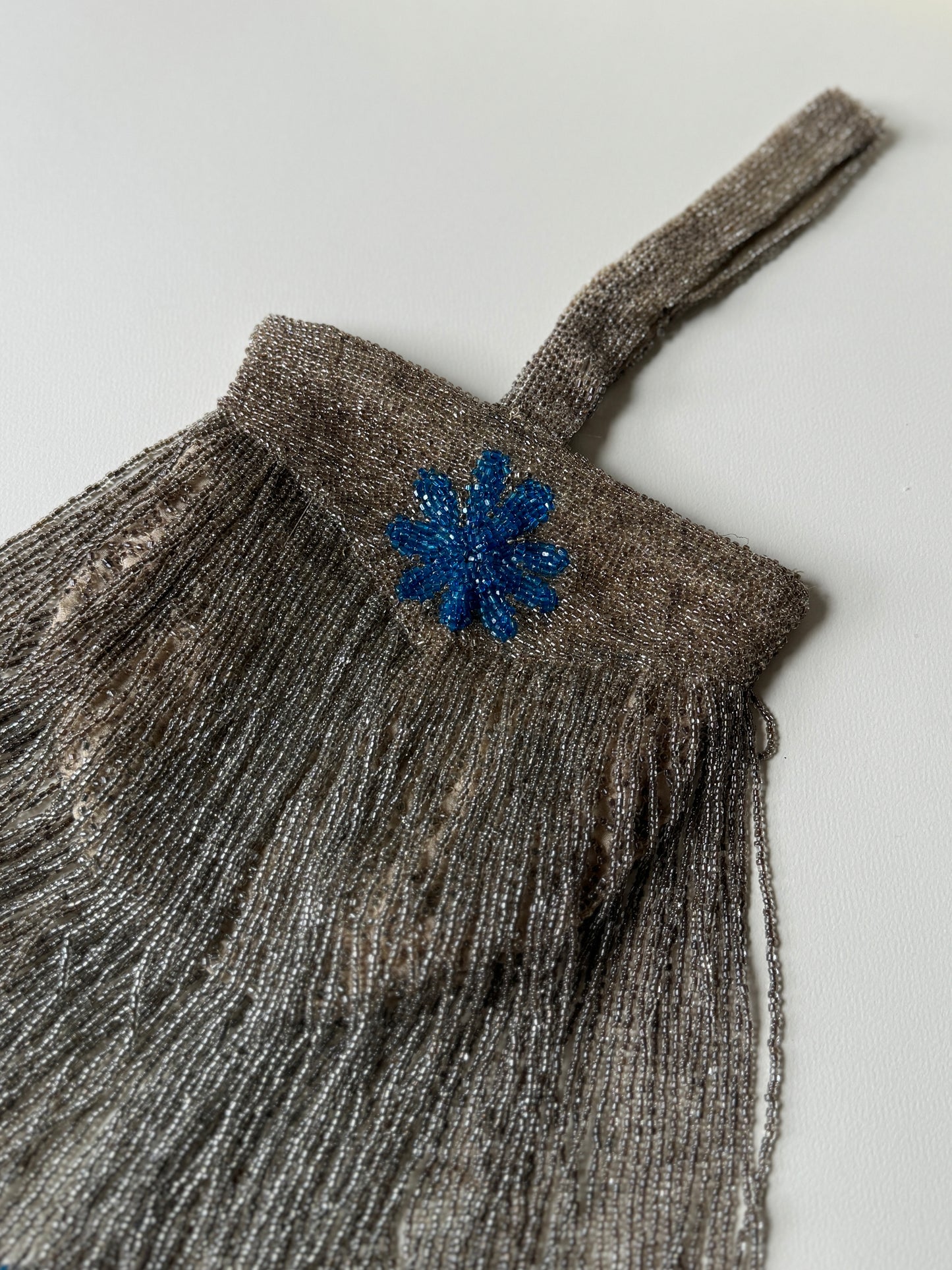 Early 1900s Beaded Fringe Wristlet