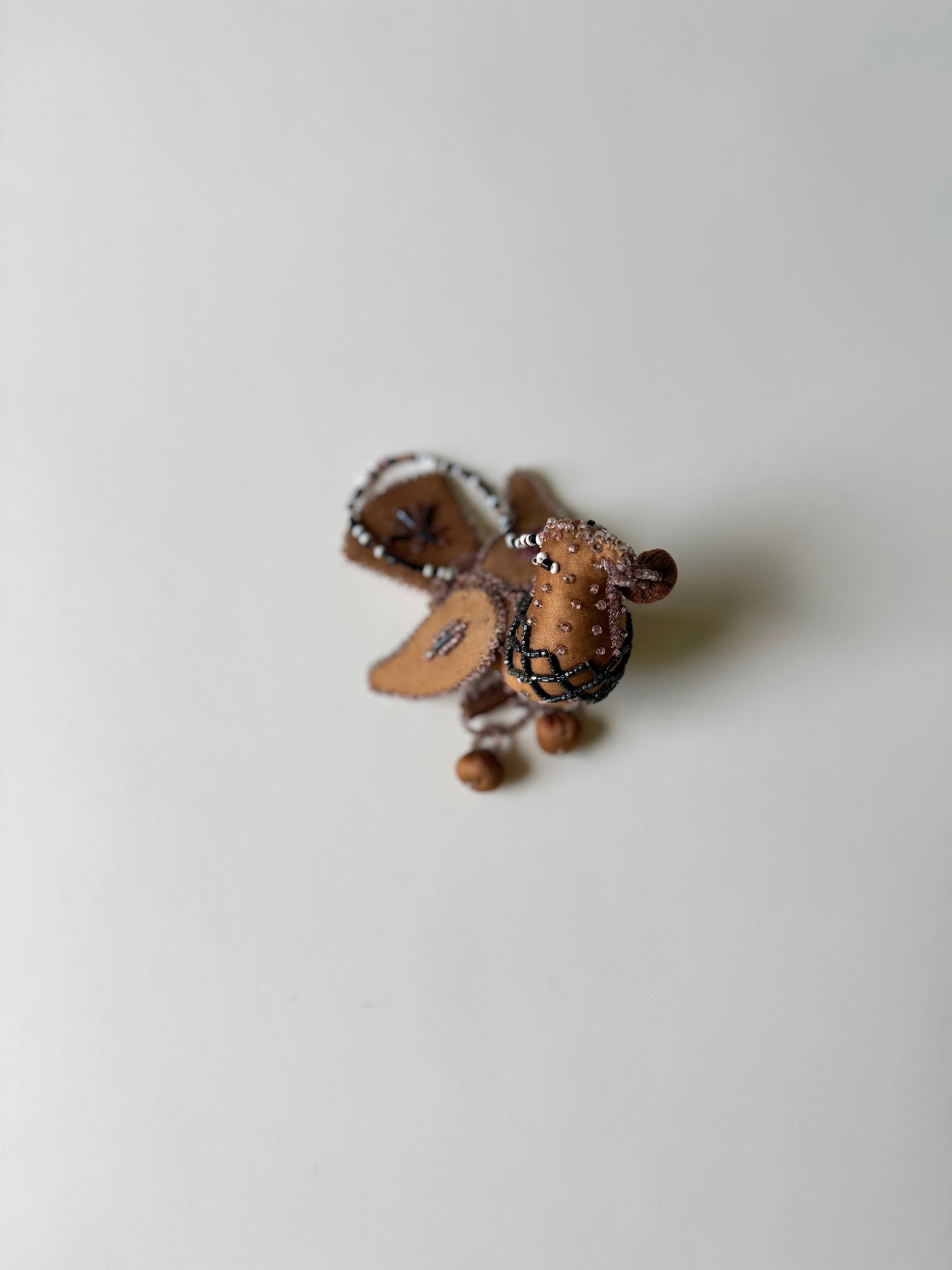 Early 1900s Iroquois Beaded Bird Whimsy