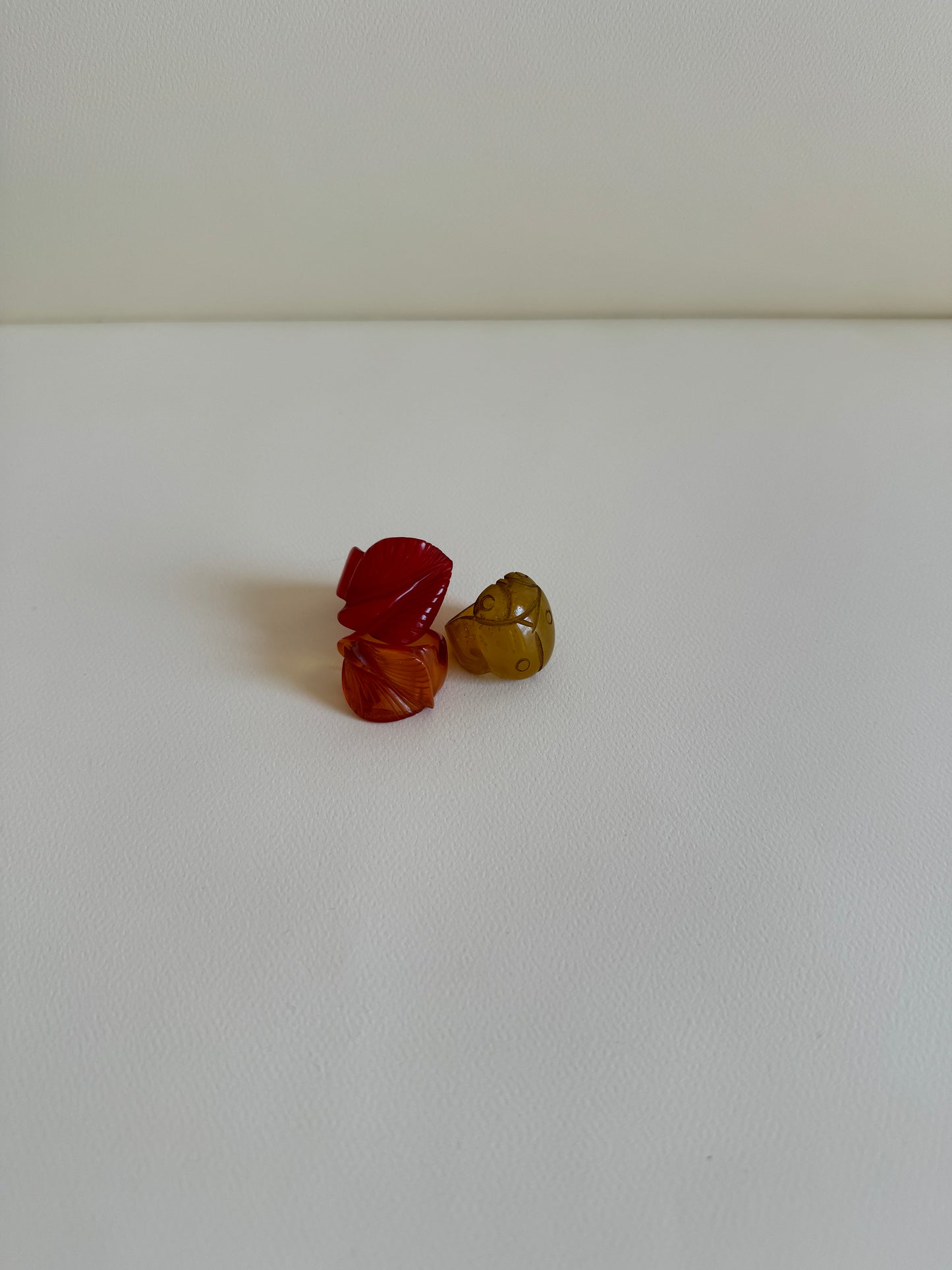 Ladybug Bakelite Ring