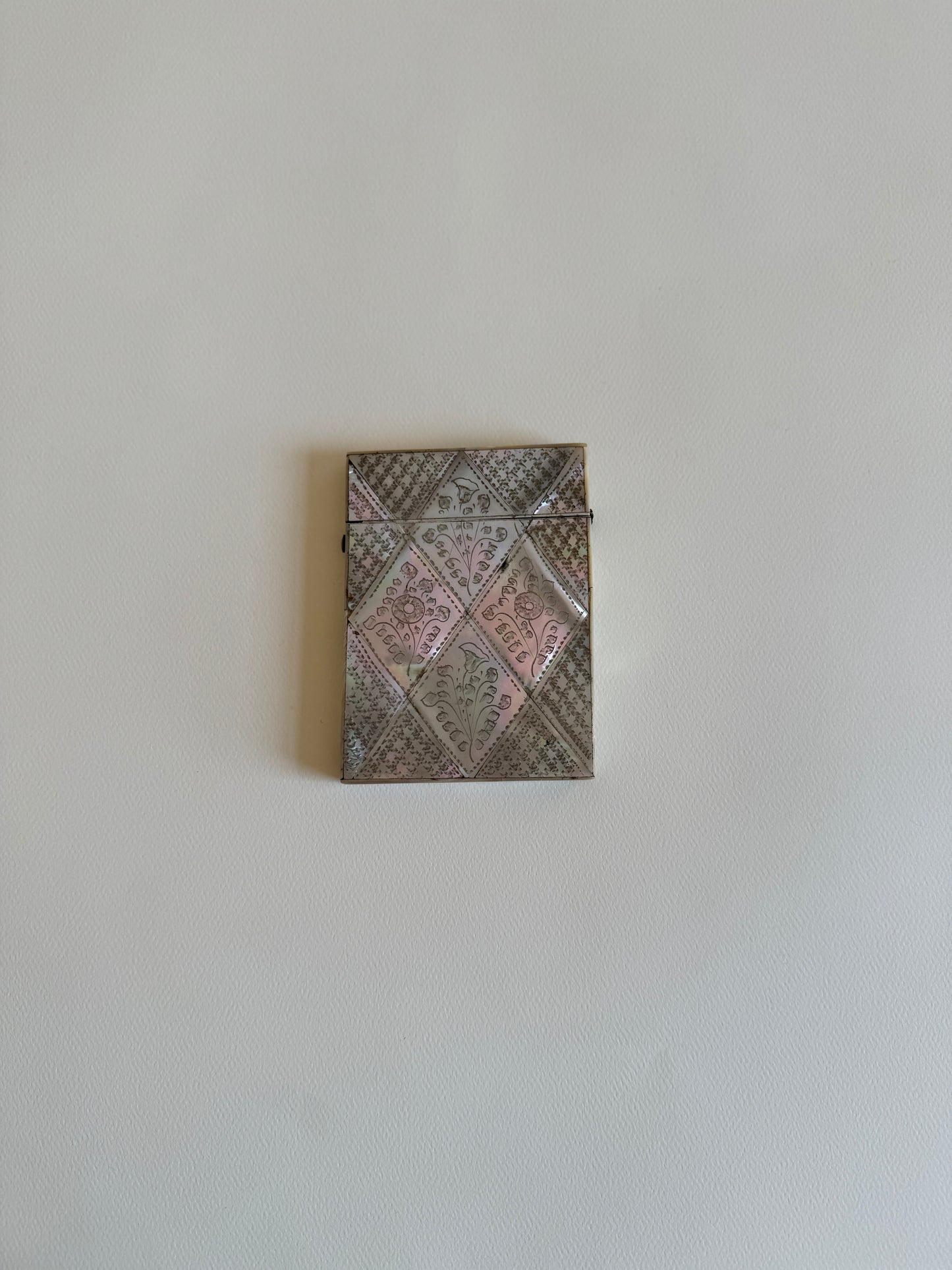Late 19th Century Mother of Pearl Card Holder