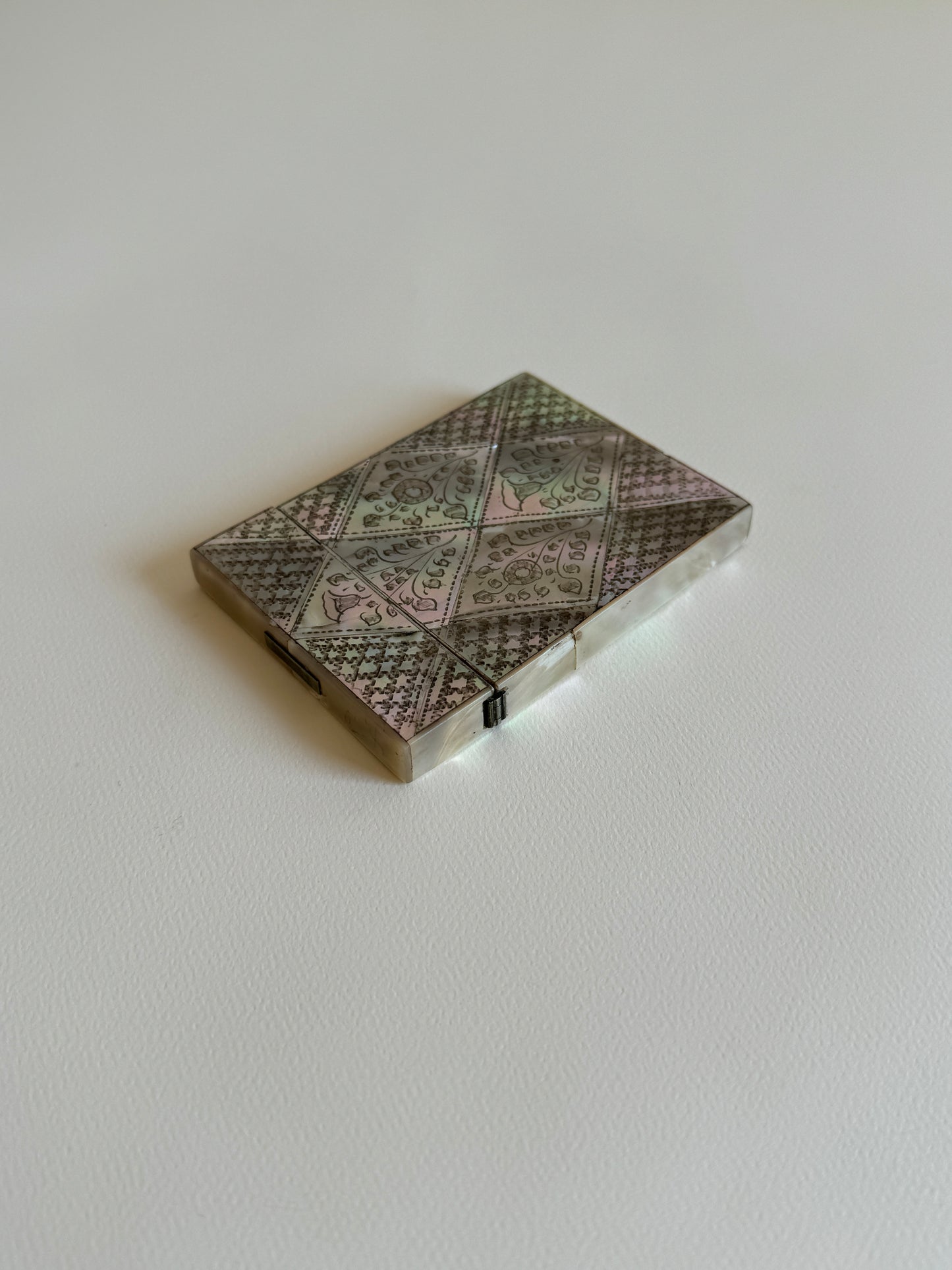Late 19th Century Mother of Pearl Card Holder