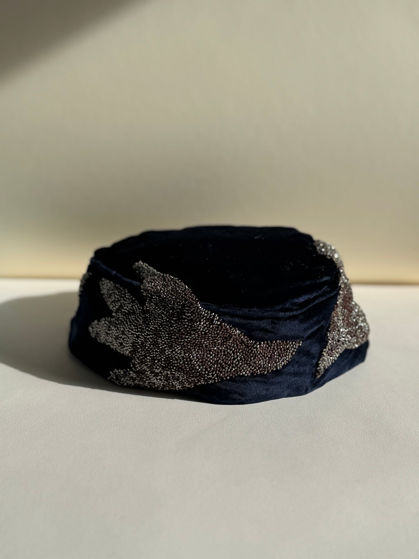 Early 20th Century Velvet Beaded Cap