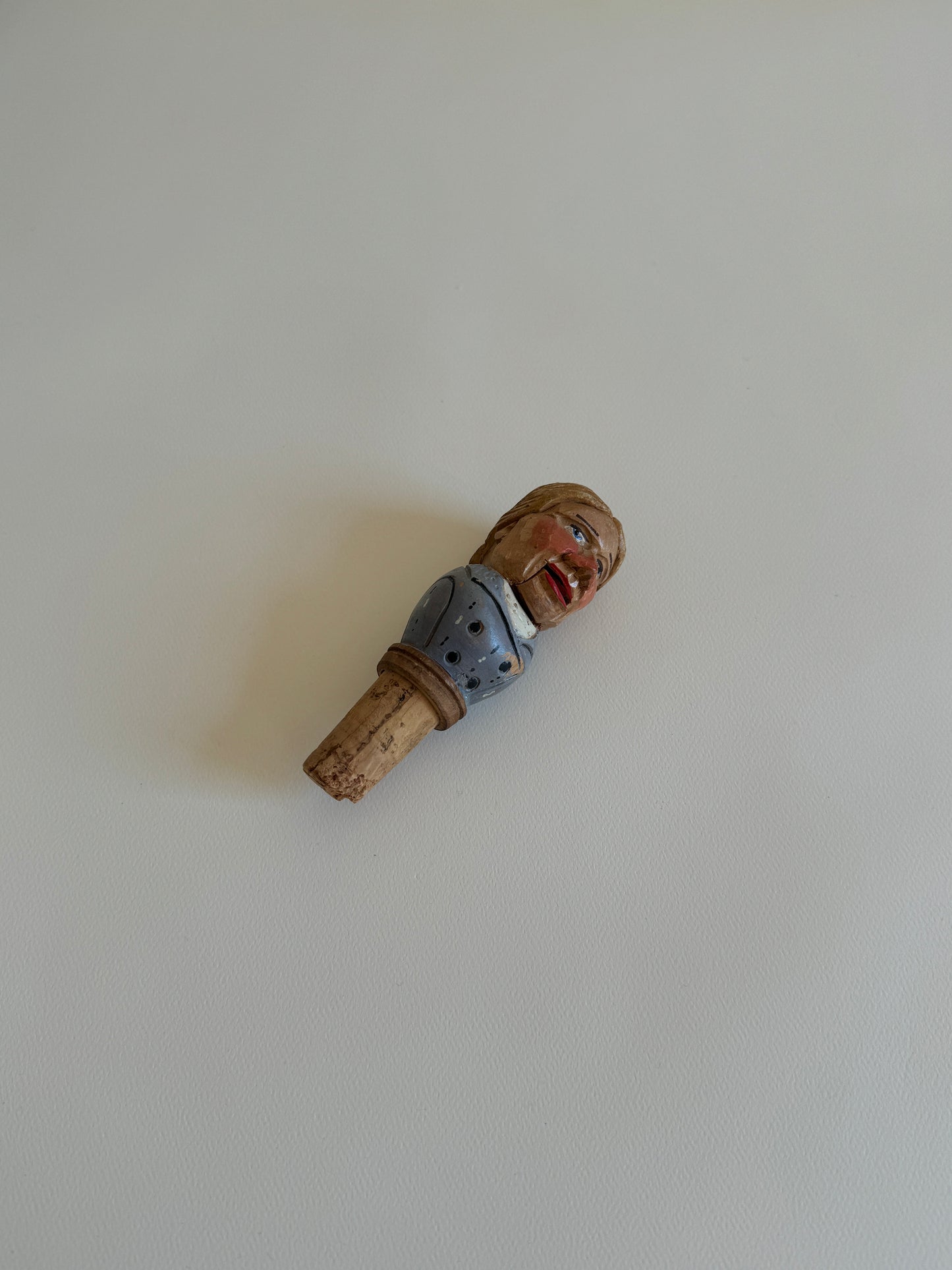 Mid 20th c. Carved Bottle Stop