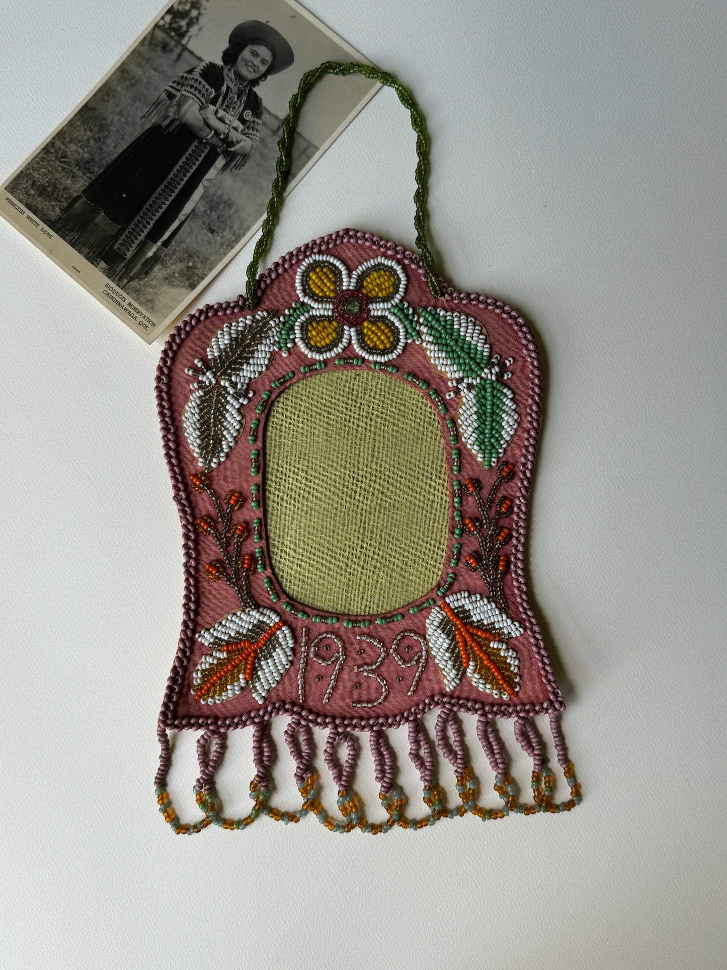 1939 Iroquois Beaded Frame